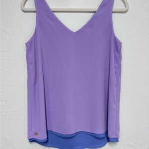Lily Pulitzer Reversible Sleeveless Top - Periwinkle Purple and Blue Size Small